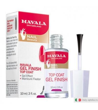 MAVALA Gel Finish Top Coat fissatore trasparente 10ml