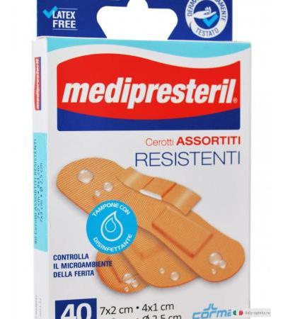 MediPresteril 40 cerotti Assortiti Resistenti 4 formati