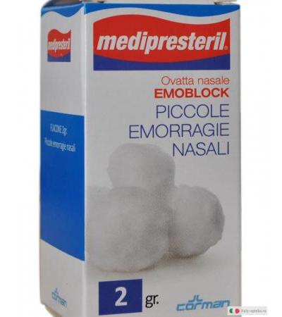 MediPresteril ovatta nasale Emoblock