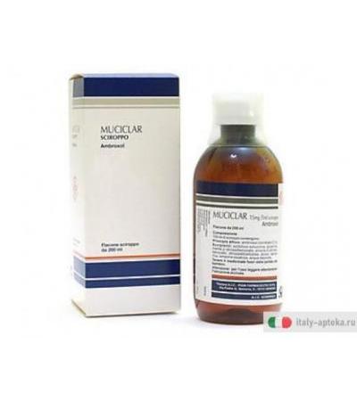 Muciclar 15 mg/5 ml sciroppo ambroxolo 200 ml