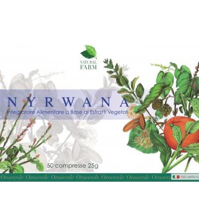 Natural Farm Nyrwana Integratore alimentare Calma e sonno 50 Compresse