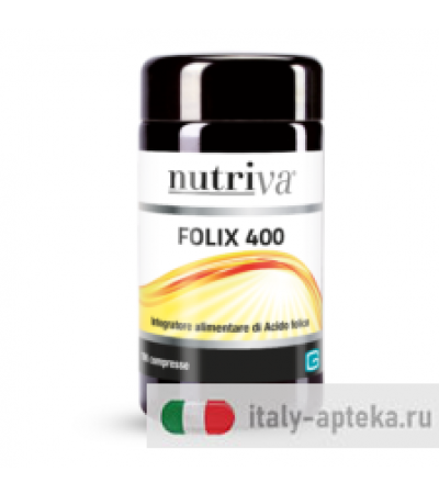 Nutriva Folix 400 integratore di acido folico 100 compresse