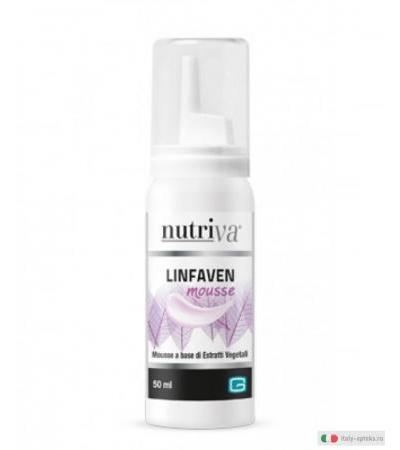 Nutriva Linfaven Mousse utile per la pesantezza e il gonfiore delle gambe 50ml