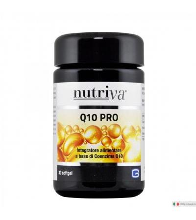 Nutriva Q10 Pro integratore alimentare utile come antiossidante e per la pelle 30 capsule