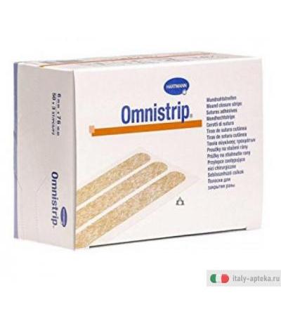 Omnistrip cerotti di sutura 6mmx76mm 50x3pz
