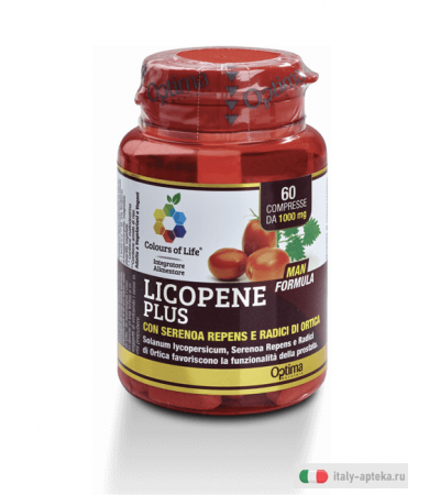 Optima Colours of Life Licopene Plus integratore alimentare utile per la prostata 60 compresse