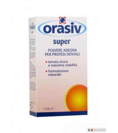 Orasiv Super Polvere adesiva per protesi dentali 125g