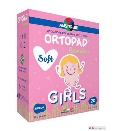 Ortopad Soft Girl Bamboo Junior 20 pezzi dim. 67x50mm