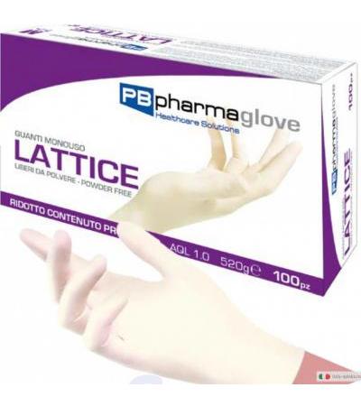 PB Pharma Glove Guanto in Lattice libero da polvere taglia L 100 pezzi