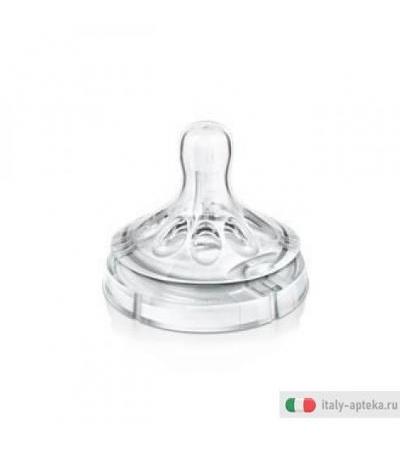 Philips Avent natural scf655/27Natural 2 tettarelle a flusso regolabile 3m+