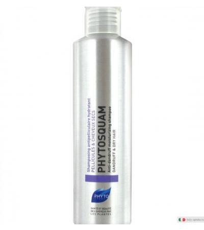Phyto Phytosquam shampoo antiforfora idratante per capelli secchi 200ml