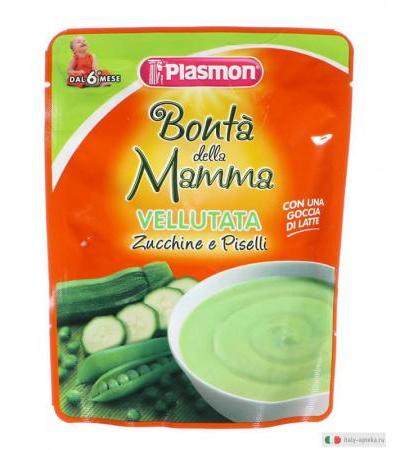 Plasmon Bontà della mamma vellutata di zucchine e piselli 180g