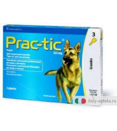 Practic soluzione spot-on per cani di grande taglia 3 pipette per cani >22-50 kg