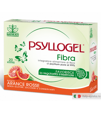 Psyllogel fibra gusto arance rosse 20 bustine