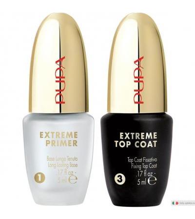 Pupa Extreme Primer + Extreme Top Coat Kit Confezione Speciale