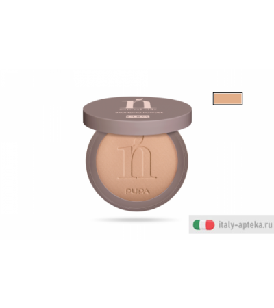 Pupa Natural Side Bronzing Powder terra compatta abbronzante Light Bronze n.001