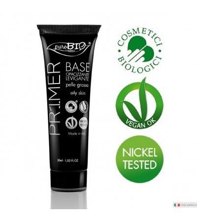 PuroBio Cosmetics Primer Base Opacizzante e Levigante per pelle grassa 30ml