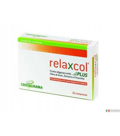Relaxcol Plus Integratore Alimentare Funzionalità Gastrointestinali 30 compresse