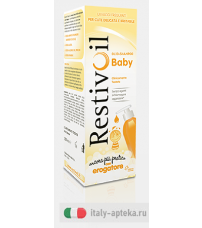 Restivoil Baby Olio-Shampoo con erogatore 250ml