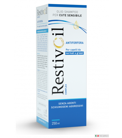 Restivoil Complex Olio-Shampoo per cute sensibile capelli da normali a grassi 250ml
