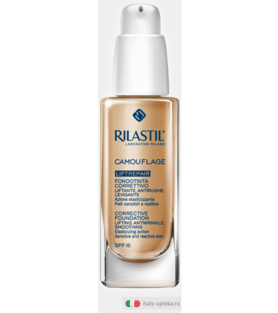 Rilastil Cosmetic Camouflage Fondotinta correttivo Liftrepair n.50 Moka 30ml