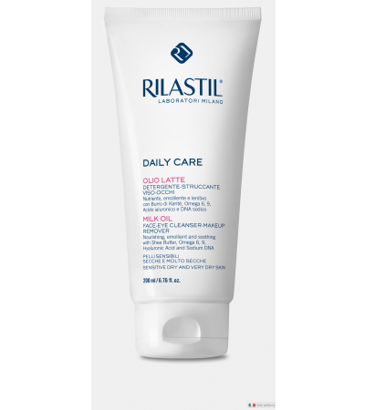 Rilastil Daily Care Olio latte detergente-struccante viso e occhi 200ml