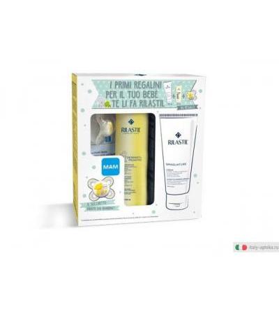 Rilastil Regalini per il tuo Bebè smagliature +dermastil +ciuccio