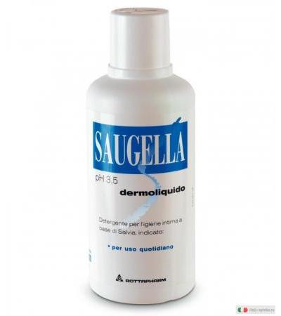 Saugella Dermoliquido pH 3,5 detergente intimo età fertile 500ml