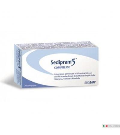 Sedipram 5 integratore alimentare per stress ed insonnia 30 compresse