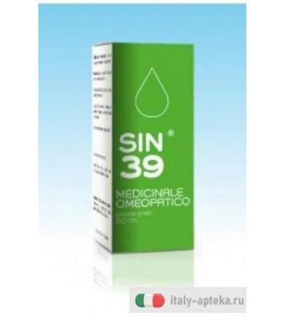 Sin 39 Gocce Medicinale Omeopatico 50ml