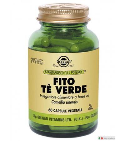 Solgar Fito Tè Verde equilibrio del peso corporeo 60 capsule vegetali