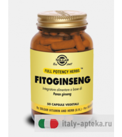 Solgar Fitoginseng 50 capsule vegetali