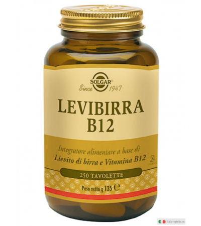 Solgar Levibirra B12 stanchezza e affaticamento 250 tavolette