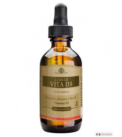 Solgar Liquid Vita D3 difese immunitarie 56ml