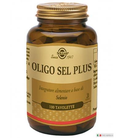 Solgar Oligo Sel Plus mantenimento di capelli e unghie 100 tavolette a base di Selenio