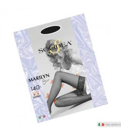 Solidea Marilyn 140 denari Calze autoreggenti colore Camel taglia 3 M-L