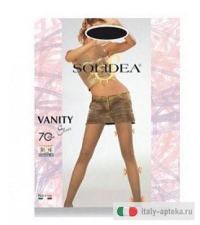 Solidea Vanity Collant Velato 70 Denari Colore Nero Taglia 4-L