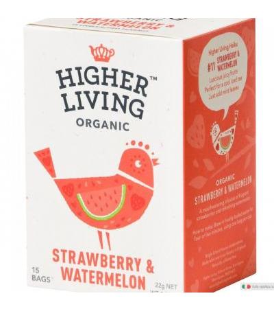 Strawberry & Watermelon infuso biologico di Fragola e Anguria 15 filtri