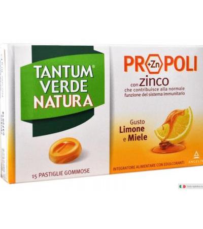 Tantum Verde Natura Pastiglie gommose gusto limone e miele 15 pastiglie gommose