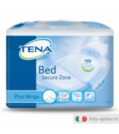 Tena Bed Secure Zone Plus Wings 80X180cm 20Pezzi