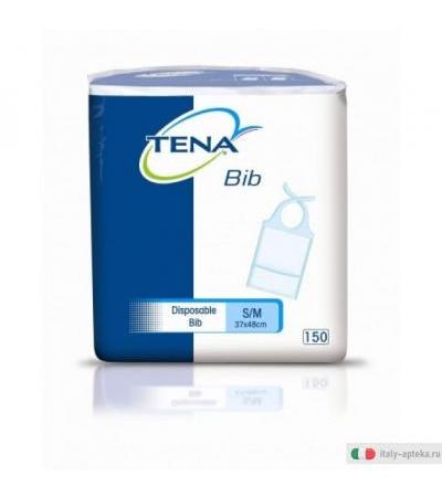 Tena Bib Bavaglia monouso con tasca contenitiva taglia S/M 150 pezzi