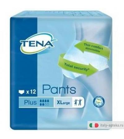 Tena Pants Plus XL New per perdite moderate 12 pezzi