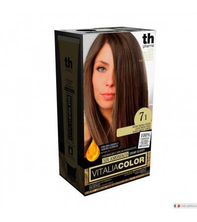 Th Pharma Vitalia colorazione capillare permanente colore Biondo Medio Cenere 7-1