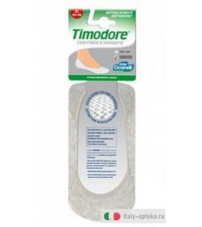 Timodore Salvapiede con fibra d'argento XL 43-46 colore grigio