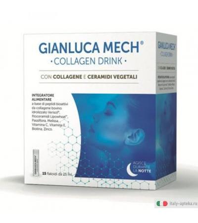 Tisanoreica Collagen Drink integratore alimentare utile per il benessere della pelle 15 fialoidi