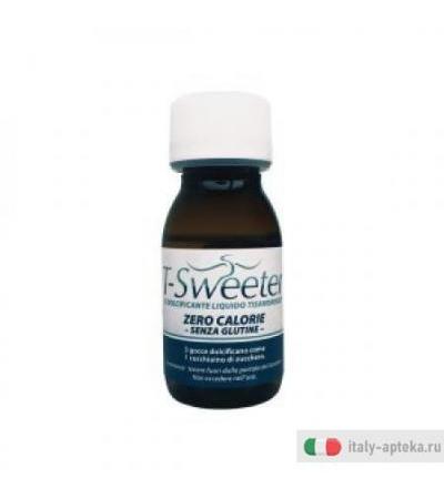Tisanoreica T-Sweeter dolcificante liquido zero calorie senza glutine 50ml