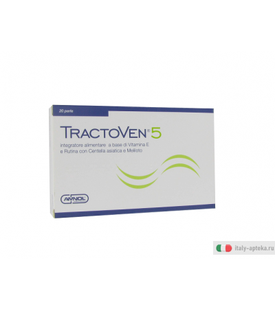 Tractoven 5 integratore alimentare per il microcircolo 20 perle