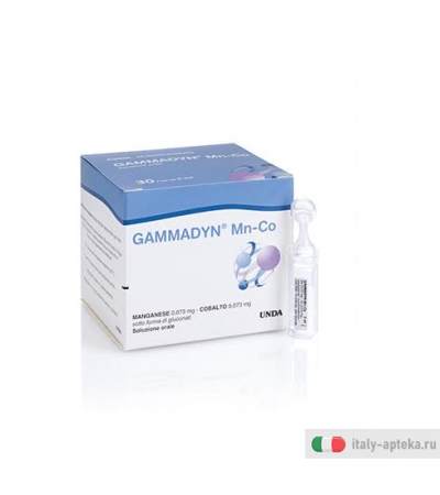 Unda Gammadyn MN-CO Medicinale Omeopatico 30 fiale orali