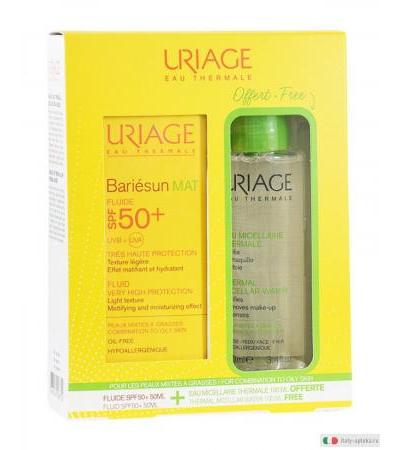 Uriage Bariésun Mat fluido protezione solare SPF50 +IN REGALO acqua micellare