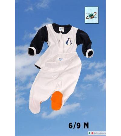 Vegetal Progress Pigiama Bimbo 6-9 mesi